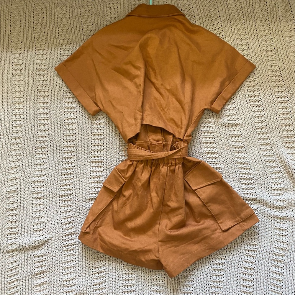 Forever 21 rust romper